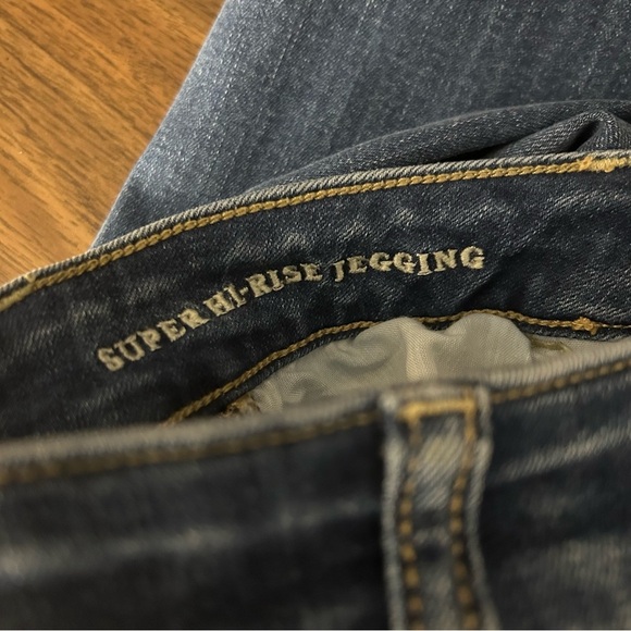 ❤️AE super high rise jegging Blue Denim Women's Jeans 0 - Picture 6 of 10